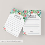 Advice for Parents to be Baby Shower Printable