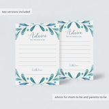 Huge Baby Shower Games Package with Watercolor Leaves