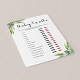 Coed baby shower games botanical theme by LittleSizzle