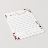 Advice for Mommy To Be Printable Fall Baby Shower