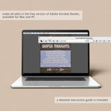 Baby shower decor template for rustic woodland shower by LittleSizzle