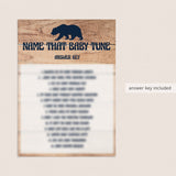 Name That Baby Tune Baby Shower Game with Little Cub