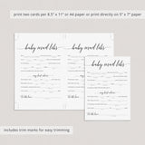 Elegant baby shower game printable by LittleSizzle