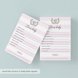 Elephant Wishes for the New Baby Girl Printable