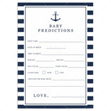 Printable Baby Prediction Card by LittleSizzle
