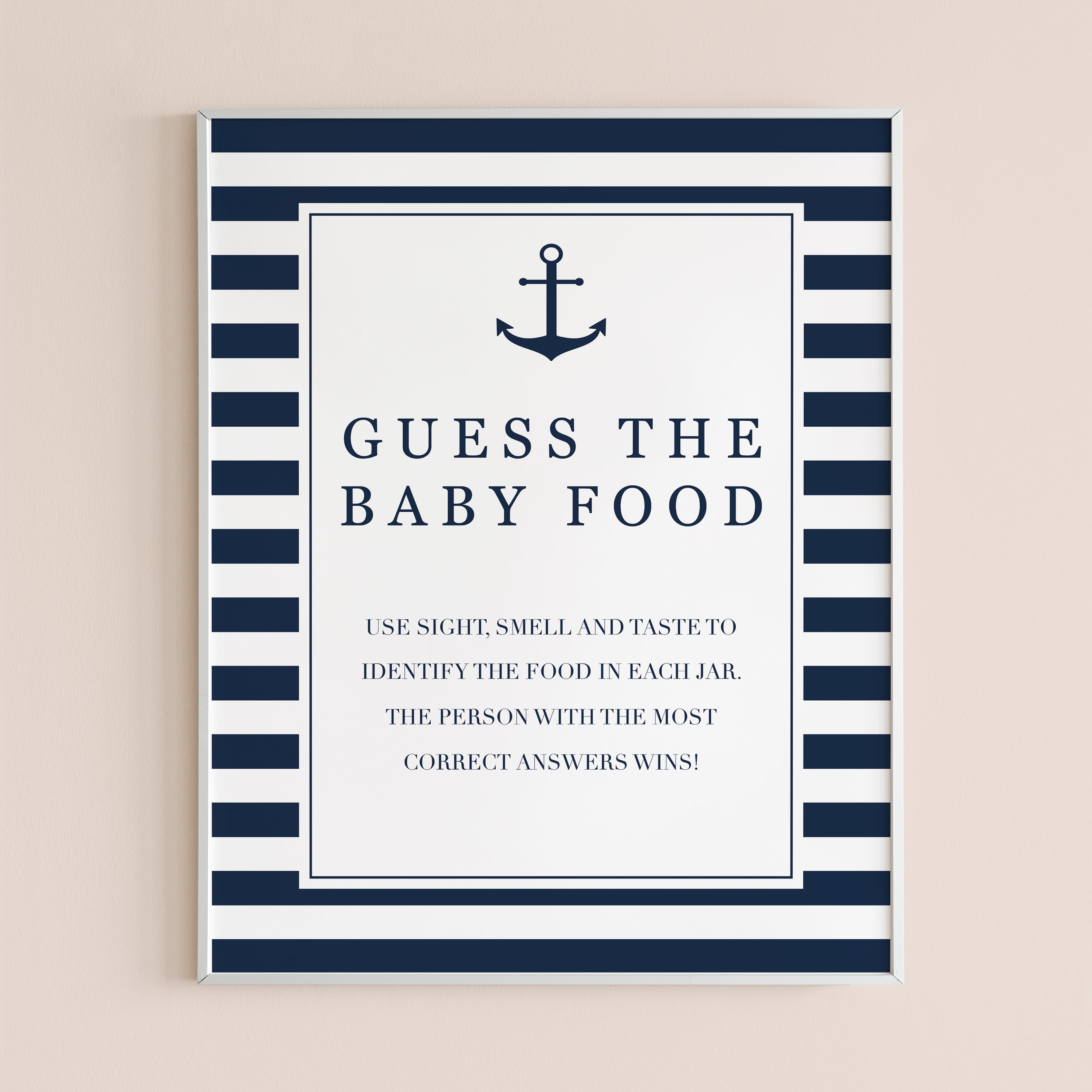 Guess the food baby shower cards instant download by LittleSizzle