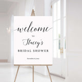 Minimalist Bridal Shower Bundle Black & White Calligraphy
