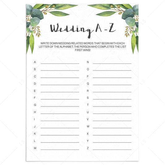 Botanical table numbers template by LittleSizzle