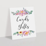 Pink purple yellow printable shower decorations by LittleSizzle