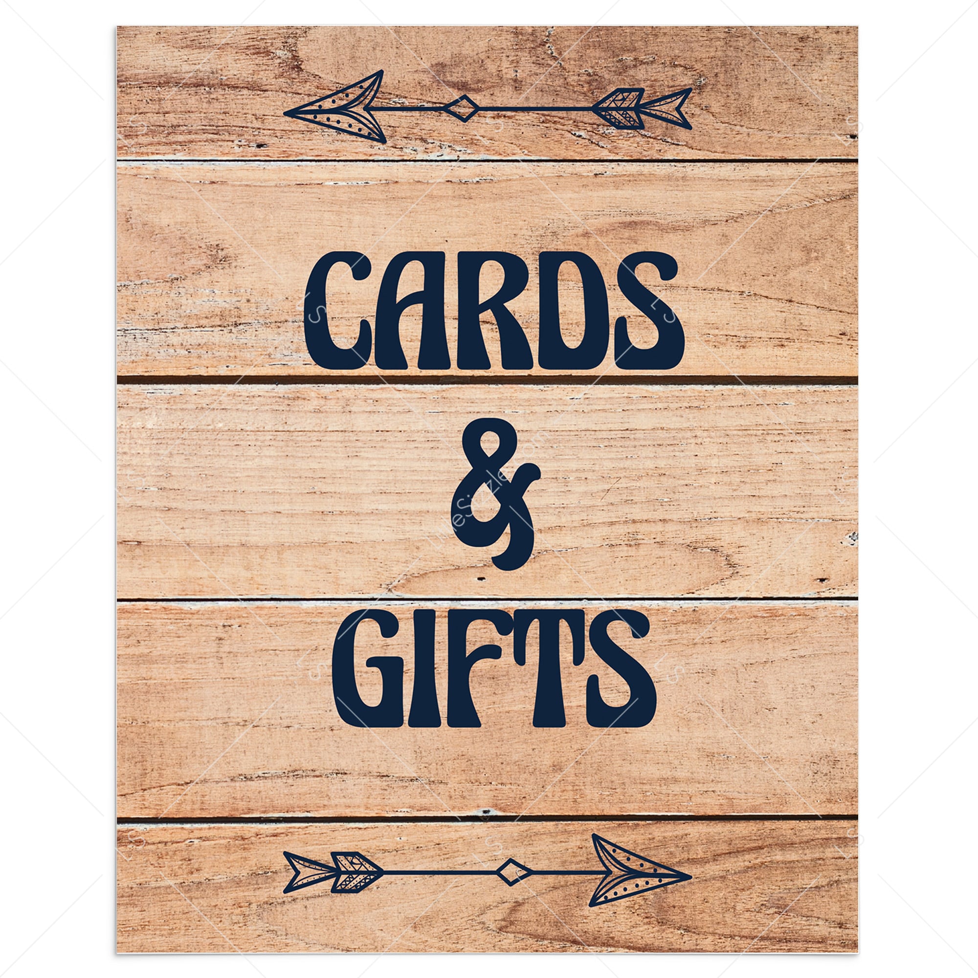 Printable forest themed party cards and gifts sign by LittleSizzle