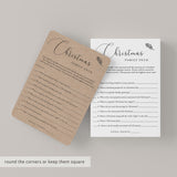 Rustic Christmas Game Family Feud Printable