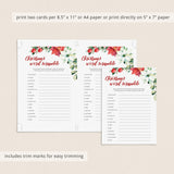 Christmas Word Scramble Game Printable