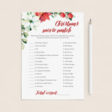 Holiday Party Christmas Movie Game Instant Download by LittleSizzle