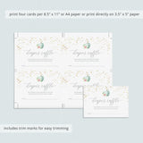Floral Pumpkin Baby Shower Invitation Set