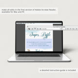 Editable air baby shower decor by LittleSizzle