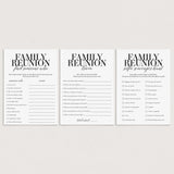 Fun Family Reunion Icebreakers by LittleSizzle