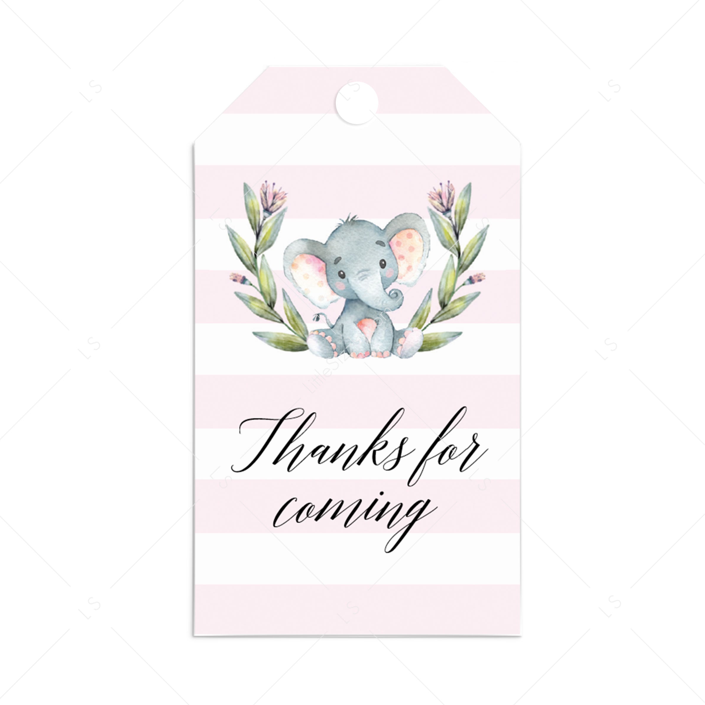 Printable favor tag for girl shower by LittleSizzle
