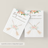 Baby Alphabet Game Printable Pink Watercolor Flowers