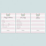Elephant themed baby shower printables by LittleSizzle