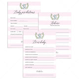 Elephant themed baby shower printables by LittleSizzle