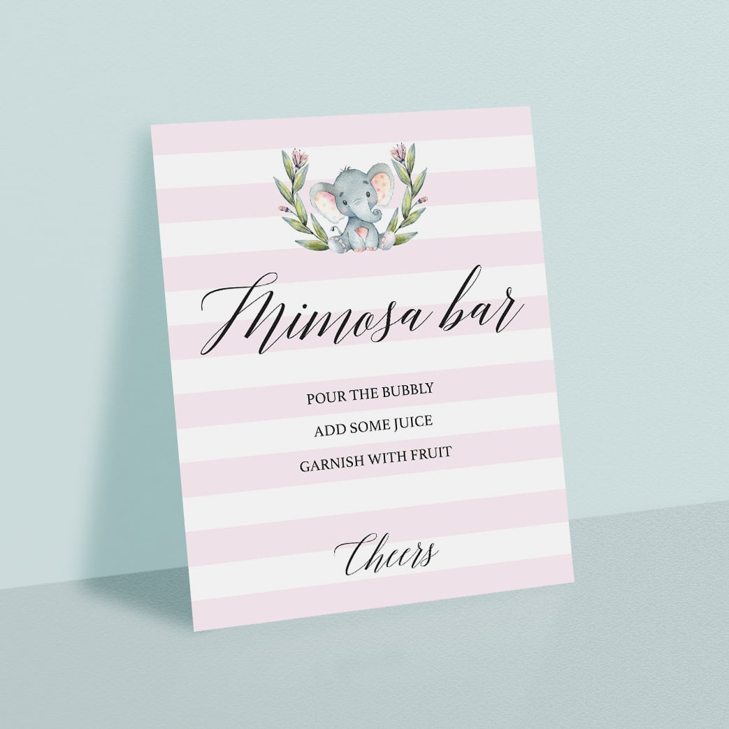 Girl baby sprinkle decor printables by LittleSizzle