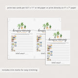 Housewarming Emoji Pictionary with Answers Printable