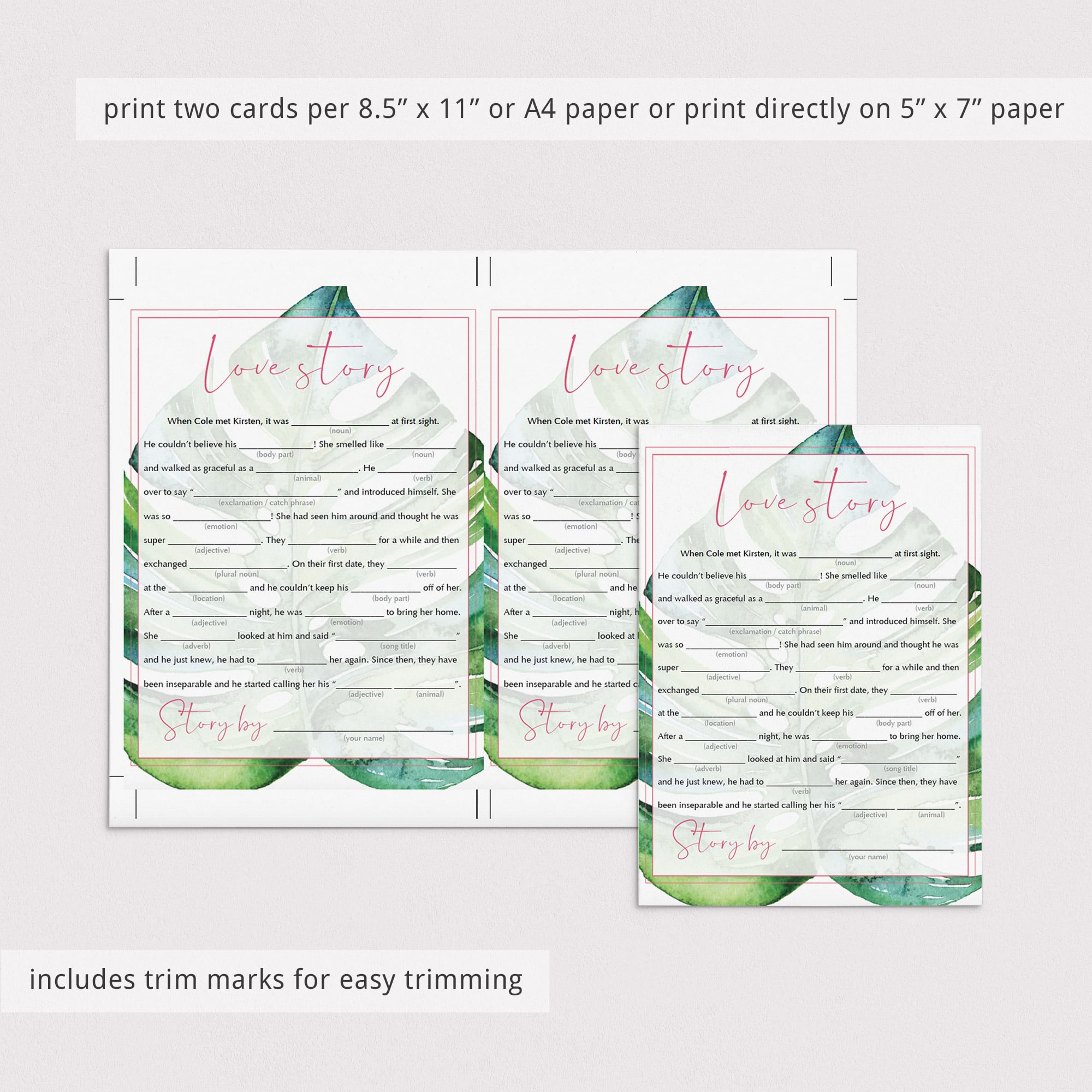 make your own wedding mad libs