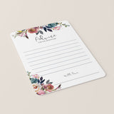 Boho Mommy Advice Card Printable