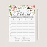 Mother's Day Scattergories Printable & Virtual by LittleSizzle