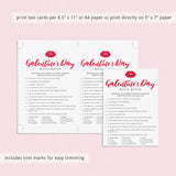 Printable Galentines Day Game Bundle Digital Files
