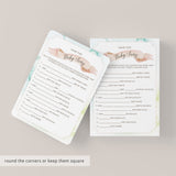 Printable Name That Baby Song Baby Shower Game