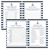 Baby shower games pack for boys by LittleSizzle