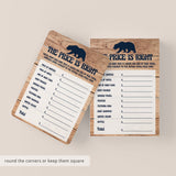 Printable games for baby bear shower by LittleSizzle