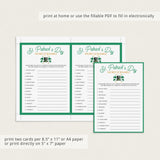 St. Patrick's Day Word Scramble Instant Download
