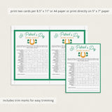 St. Patrick's Day Word Search Printable
