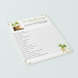 (Zoom) St. Patrick's Game for Friends Instant Download