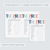 Winter wonderland baby shower game the price is right printable by LittleSizzle