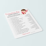 Fun Valentine's Day Game Candy Match Printable