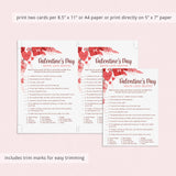 Valentine's Day Games To Print At Home