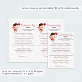 Printable & Zoom Valentine's Day Trivia Quiz