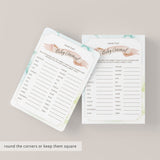 Printable Baby Shower Name The Baby Animal Game