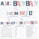 Printable winter baby shower games bundle by LittleSizzle