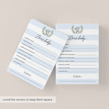 Elephant Wishes for the New Baby Boy Printable