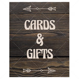 Woodland themed cards and gifts sign printable by LittleSizzle