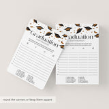 Graduation Scattergories Game Printable by LittleSizzle