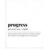 Progress Definition Print Instant Download by LittleSizzle
