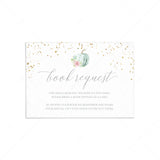 Fall Baby Shower Book Request Card Template by LittleSizzle