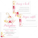 Little pumpkin baby shower invitation bundle by LittleSizzle