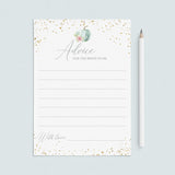 Pumpkin Bridal Shower Advice Cards Printable by LittleSizzle