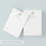 Pumpkin Bridal Shower Advice Cards Printable